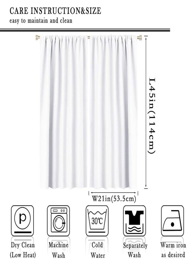 JADERYS Kids Curtains Cartoon Underwater Ocean Nature Cute Sea Animals Starfish Coral Kids Boys Girls Bedroom Living Room Bathroom Nursery Rod Pocket Decoration Window Drapes 2 Panels W21xL45in - Image 2